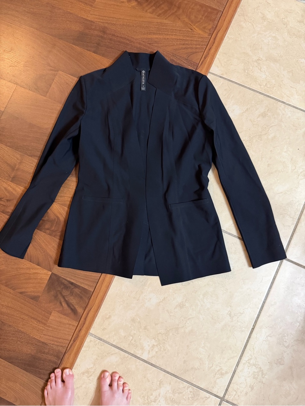 Athleta Black Open-Front Women's Blazer
